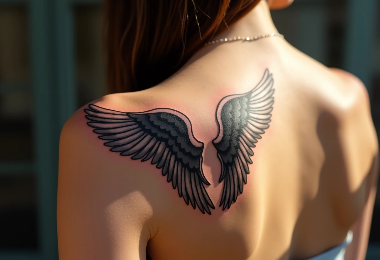 tatouage aile d ange